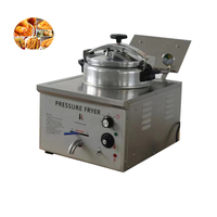 Friteuse à pression électrique avec filtre à huile Machine commerciale de haute qualité pour poulet de restaurant