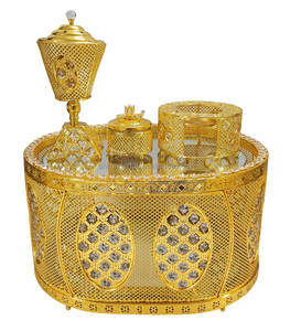 2025 New Arrival hình dạng hình bầu dục thiết kế lạ mắt cà phê và teatray Bộ - Product Image 3