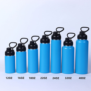 Botella de agua de acero inoxidable 304 con tapa al vacío, 40oz, 32oz, 24oz, 22oz, 18oz, 16oz, 12oz, botella de agua de acero inoxidable personalizada - Product Image 2