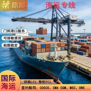 Dingyou International Sea Freight : Service d'expédition maritime LCL FCL, livraison porte-à-porte, fret sensible, navigation stable - Product Image 3