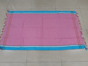 ผ้าขนหนูชายหาด Rudra Apparel Kikoy - ผ้าฝ้าย 100% เป็นมิตรกับสิ่งแวดล้อม แห้งเร็ว แบบอัดแน่น - Product Image 5