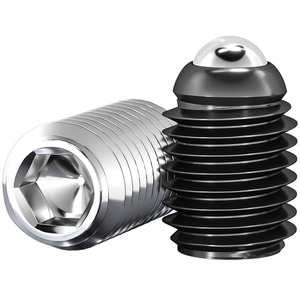 Ball Screw 304 Stainless Steel Grade 12.9 With Ball Bearing And Glass Locating Ball For Communication Equipment - Product Image 1