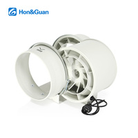 Ventilateur de gaine en ligne à flux mixte électrique EC haute efficacité 250 mm CE UKCA ETL pour la ventilation commerciale, hôtelière et sanitaire à économie d'énergie