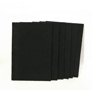 Bộ lọc không khí vải polyester dựa với than hoạt tính cho nhà bếp, phòng, ngành công nghiệp, điều hòa không khí sợi carbon lọc - Product Image 6