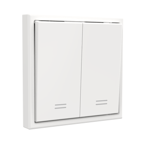 Desain baru grosir pabrik standar EU seri U9 PC panel rumah tombol tekan listrik kontrol cahaya <span class=keywords><strong>2</strong></span> Gang <span class=keywords><strong>2</strong></span> arah sakelar Dinding - Product Image 3