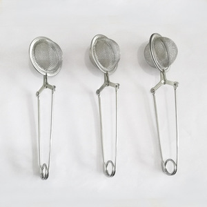 Infuseur à thé et à épices en acier inoxydable, boule filtrante à thé, boule à épices, avec poignée - Product Image 4