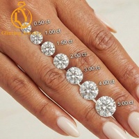 Anillos de joyería de moda de oro platino 18K 14K 10K con diamantes DEF VVS cultivados en laboratorio, anillos personalizados hechos a mano con pavé, anillos de boda para mujer