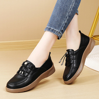 Chaussures décontractées ajourées pour femmes, respirantes, à talon compensé, à enfiler, confortables, antidérapantes, pour l'automne et l'été, usage quotidien