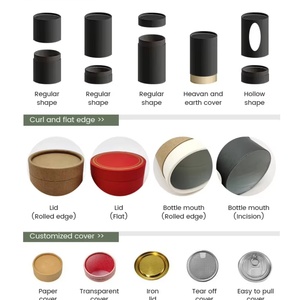 Custom Eco-Friendly <b>Biodegradable</b> Kraft <b>Paper</b> Tube for Skincare Hand Cream with Recycled Material - Product Image 5