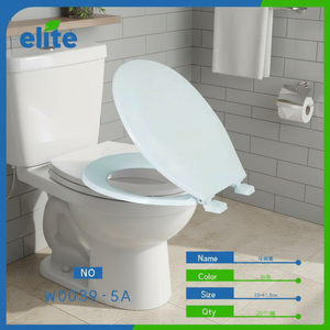 Coprisedile bianco monouso resistente con cerniere morbide in plastica e materiale cartaceo per uso domestico e commerciale - Product Image 3