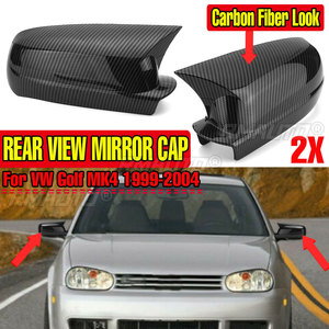 Coques de rétroviseurs latéraux aspect fibre de carbone pour VW Golf MK4 1999-2004 - Product Image 1