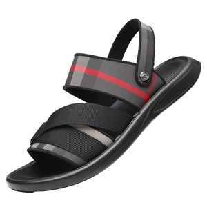 Sandalias de Verano para Hombre, Nuevas, Casuales, Antideslizantes, para Playa, Personalizadas, con Punta Redonda, Suela de Goma, Doble Uso - Product Image 1