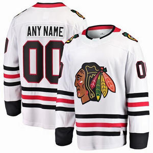 Jersey Hoki Es Chicago Berkualitas Tinggi Harga Grosir, Terlaris, Semua Tim NHL Amerika, Jahitan Baru, Pakaian Olahraga - Product Image 3