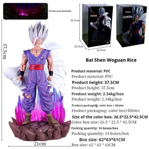 Figura de Acción Luminosa de <span class=keywords><strong>Gohan</strong></span>, Hijo del Dios Blanco, con Capa, Efectos Especiales, PVC, Versión Bola, de <span class=keywords><strong>Dragon</strong></span> <span class=keywords><strong>Ball</strong></span> - Product Image 3