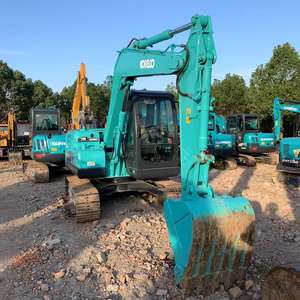 Mini-pelle SK75-8 d'occasion de haute qualité 7ton Poids de fonctionnement Composants importés Moteur de pompe à moteur Type de chenille à vendre - Product Image 5