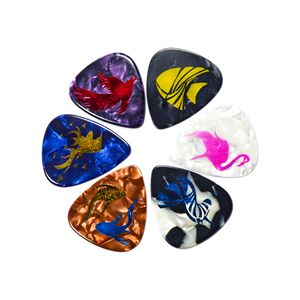 Thương Hiệu Riêng Bền Guitar Plectrum Hình Ảnh/Logo Tùy Chỉnh Tortex Dập Nổi Delrin/ABS/In Thiết Kế OEM Đầy Màu Sắc Guitar Chọn Plectrum - Product Image 5