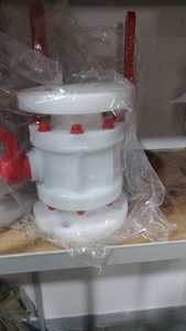 วาล์วน้ำพลาสติก PP แบบแมนนวลคุณภาพสูง ขนาด 1/2 ถึง 12 นิ้ว พร้อมหน้าแปลน Dn15-Dn300 OEM อุณหภูมิปกติ รับประกัน 1 ปี - Product Image 4