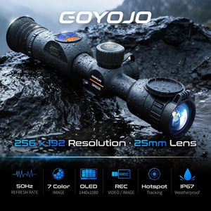 กล้องส่องกลางคืน GOYOJO GRS225 ความละเอียดสูง กล้องอินฟราเรดสำหรับการล่าสัตว์กลางแจ้ง พร้อมเส้นเล็งแบบหลายรูปแบบ กันน้ำ - Product Image 2