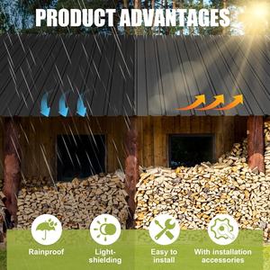 Maßgeschneiderte Aluminium-Dachziegel in modernem Design mit wasserdichter Beschichtung, Aluminium-Sandwichplatten für Böden, Villen, Wohnungen und Dächer - Product Image 3