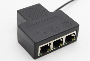 1〜3ポート [3デバイス同時ネットワーキング] USB電源ケーブルを使用したネットワーク拡張100 Mbpsインターネット速度8P8Cエクステンダー - Product Image 2