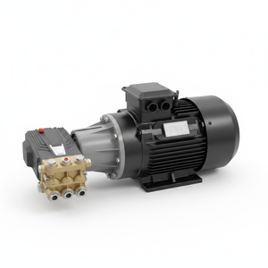 Nettoyeur Ultra Haute Pression 200 bar/2900 psi 30 l/min 8 CV Pompe à piston en laiton Nouvelle Génération à Haut Débit pour Nettoyage à l'Eau Froide - Product Image 1