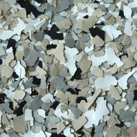 Flocons de peinture époxy pour sols en mica, flocons de revêtement pour sols en résine époxy, flocons de mica