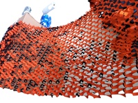 Filet de camouflage orange Tarnnetz Utilisation intérieure et extérieure