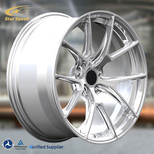 SS卸売高品質BMW 17 20 18 19インチ22x12鍛造凹型クロム合金カスタム5x112カー5x120ホイール - Product Image 1
