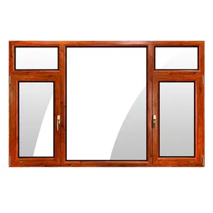 트리플 이중 유리 열 파손 알루미늄 슬라이딩 천막 창