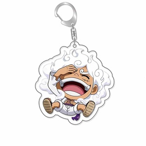 Llavero de <span class=keywords><strong>One</strong></span> Piece, Decoraciones de Sanji, Colgante de Monkey D. Luffy y Roronoa Zoro, Regalos de Moda, Artículos de Anime, Nuevo Modelo - Product Image 2
