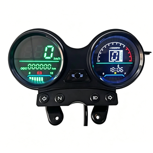 Compteur de vitesse de <span class=keywords><strong>moto</strong></span> MrGuage avec tachymètre, ensemble d'instruments de tableau de bord, <span class=keywords><strong>panneau</strong></span> numérique pour <span class=keywords><strong>moto</strong></span> - Product Image 1
