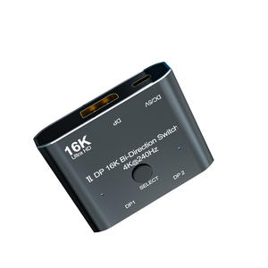 DPディスプレイポート16K60HZ双方向ビデオスイッチャーワンインツーアウトまたはツーインワンアウトコンバーター (コンピューターおよびプロジェクターホスト用) - Product Image 2