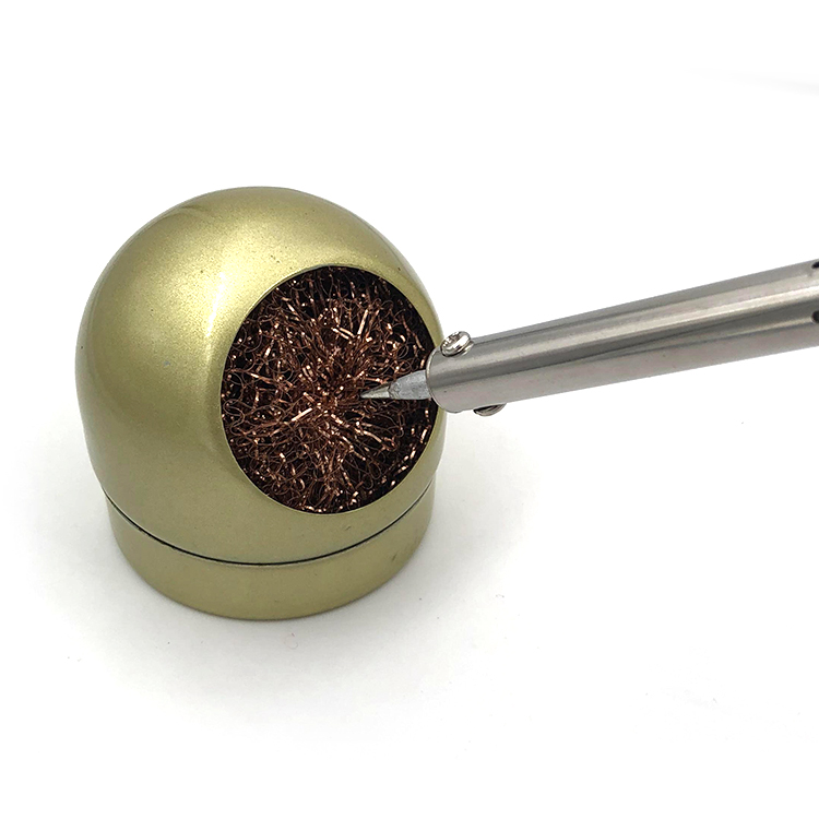 Металлические контейнеры с чистящей проволокой, наконечник для паяльника, для очистки медных шариков, для удаления проволоки, губки, для очистки стального провода