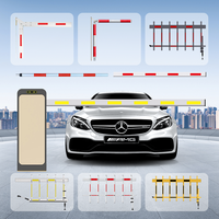 Control de Acceso para Estacionamientos Comerciales, Barreras Automáticas de Barra Recta de Alta Velocidad de 6 m, Vehículos Eléctricos, 200 W, RS485, Torniquetes Faciales
