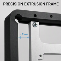 Support interne en aluminium extrudé sur mesure pour écran tactile de contrôle industriel, moniteur tout-en-un, usiné CNC