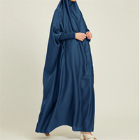 Abaya en gros pour femmes, robe musulmane, vêtements islamiques traditionnels, hijabs, robe modeste, couleur unie, luxe