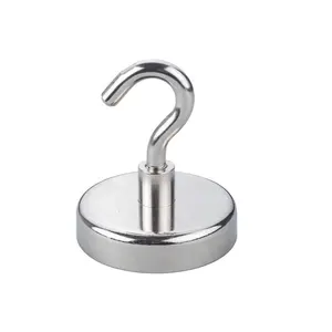 Heavy Duty Neodymium Magnetic Hooks Rare Earth Pot Magnet for Refrigerator