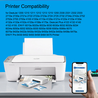 Cartuchos de tinta HP 67XL, cartucho de tinta 67XL 67 para impresora HP, cartucho para HP Deskjet 2700 2800, cartuchos de tinta compatibles.
