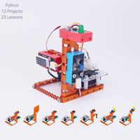 Kit robotique STEM Weeemake DIY, robot télécommandé Green World ESP32 pour l'apprentissage du Python, planches éducatives pour les créateurs