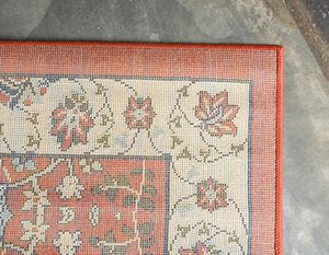 Espahan Collection Cape Cod 9x12 <span class=keywords><strong>Tapis</strong></span> rectangulaire en terre cuite noir avec motif fruits de mer riz poulet - Product Image 6