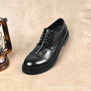 Zapatos de Vestir Casuales de Cuero para Hombre, de Alta Gama, con Cordones, Antideslizantes, para Verano y Otoño - Product Image 2