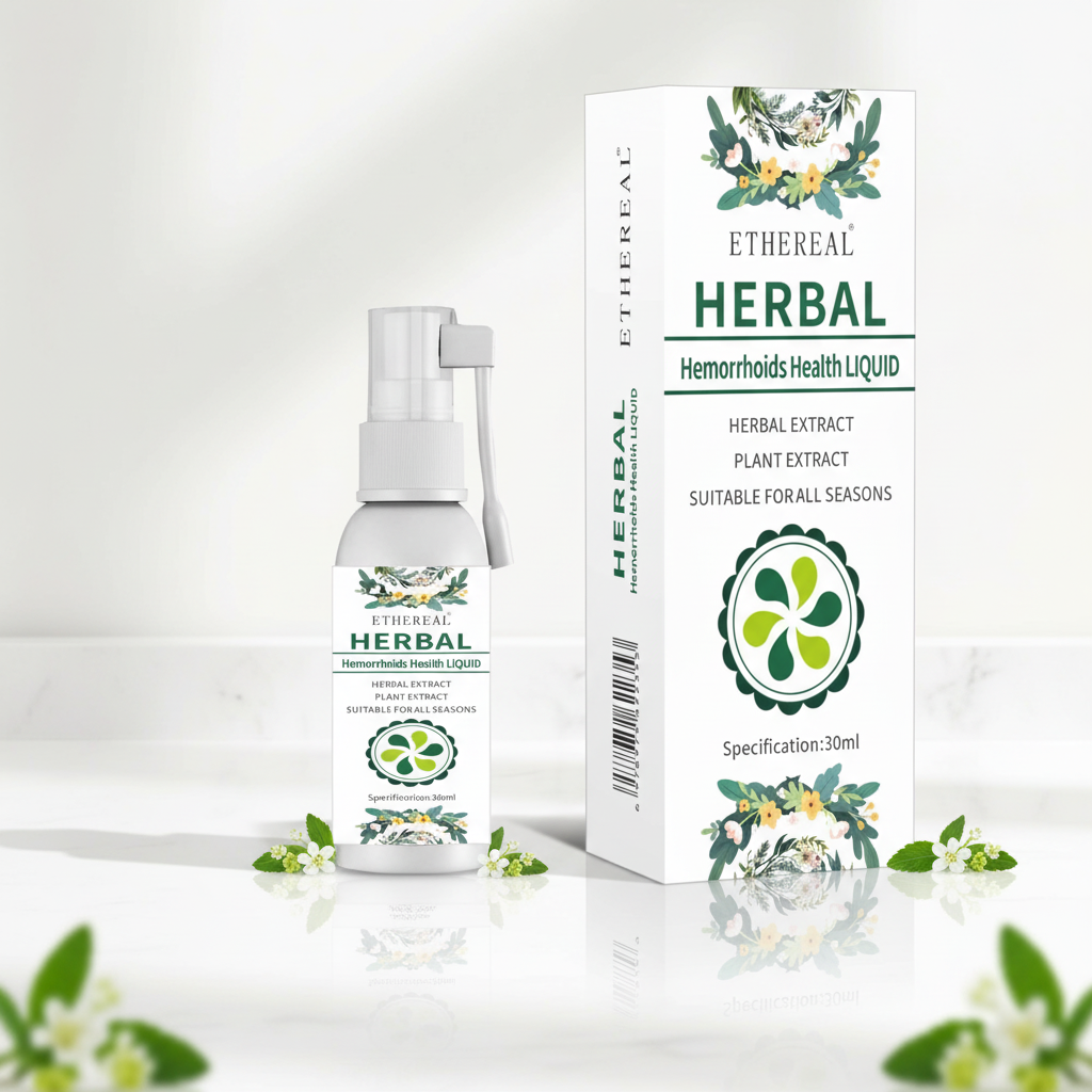 ETHEREAL Herbal Hemorrhoids Care Spray Gentle Nourishing Body Skin External Unscented for Adults Made in China