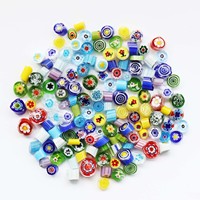 Verre Millefiori Coe 96 à fusion à chaud, couleurs mélangées, 6-12 mm, en stock, prêt à être expédié