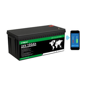 8000 chu kỳ M8 thiết bị đầu cuối <span class=keywords><strong>Lithium</strong></span> <span class=keywords><strong>Ion</strong></span> 18650 pin năng lượng mặt trời Pin 24V LiFePO4 100Ah - Product Image 1