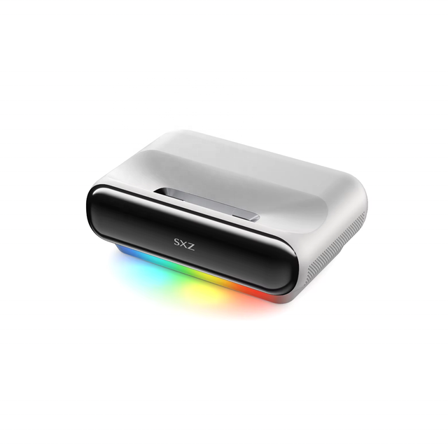4K Supported Triple Laser Ultra-Short Throw Google-TV Licenced 1200ANSI Lumens Smart Home Theater MEMC Game Auto Focus Projector