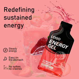 Label pribadi Gel energi kekuatan alami dengan asam <span class=keywords><strong>Amino</strong></span> elektrolit penguat energi minuman Diet energi jeli stik stroberi - Product Image 2