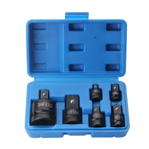 6-Piece Set Red Box Pneumatic Socket Head 1/2 & 3/4 Inch Auto Repair <b>Tool</b> Heavy-Duty Blackened Conversion Heads 1 6-piec - Product Image 5