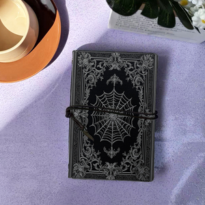 Chiusura del cavo taccuino 160 pagine Vintage grande per le liste <span class=keywords><strong>di</strong></span> inventario dei gestori <span class=keywords><strong>di</strong></span> ristoranti e gli orari del personale con ragnatela o - Product Image 1