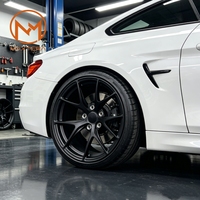 Jantes de voiture pour passagers Maxtera Forged Custom Black Signature SV104 Style pour Tesla Mustang Corvette Porsche BMW M3 M4 en alliage