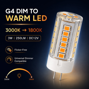 หลอดไฟ LED G4 แบบ Bi-Pin 4W GY6.35 350-400LM SMD 2835 เซรามิก AC DC 12V ปรับความสว่างได้ มาตรฐาน FCC Energy Star CE RoHS 25000H รับประกัน 2 ปี - Product Image 3